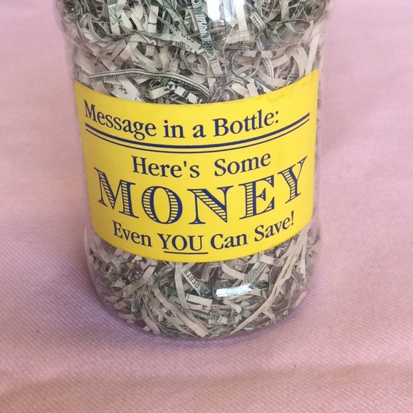 FINAL SALE PRICE Metal Tool Caddy, Shot Glass & Money in a Bottle - Picture 5 of 8